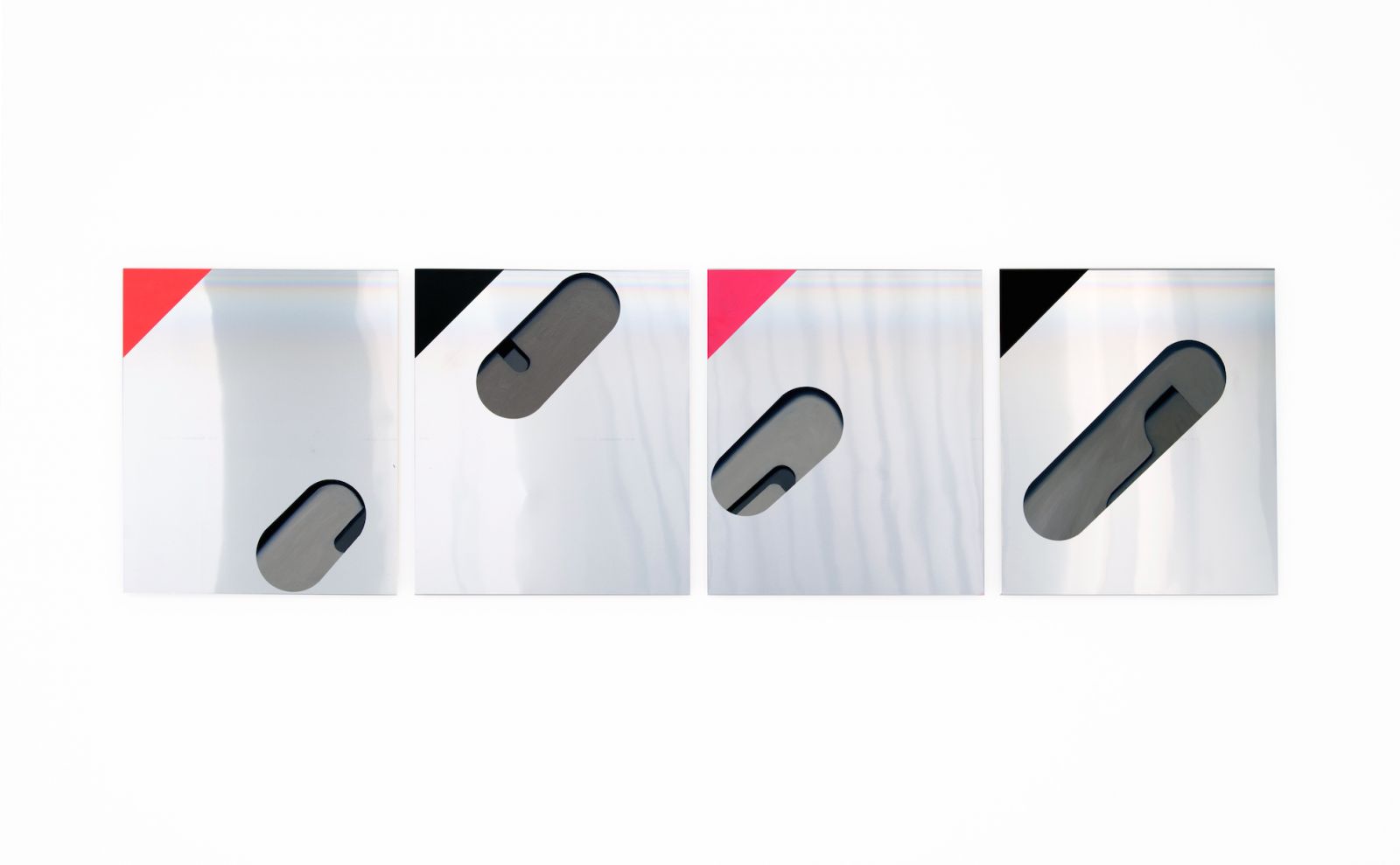 benoit-gehanne-serie-aluminium-tout-est-suspendu-2014-huile-et-acrylique-sur-aluminium-quadriptyque-55x230.5-cm-d8234e96d56ff025f5439d181847c6d2